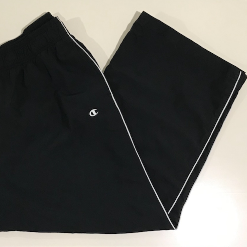 Vintage Champion Classic Black Track Pants L